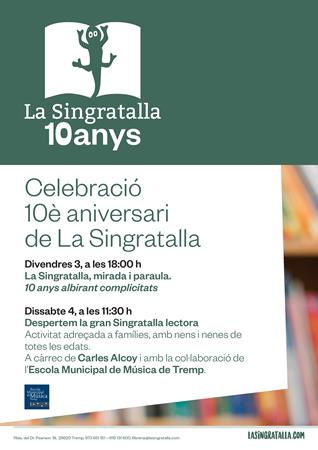 Celebració del 10è aniversari de La Singratalla | Llibreria Online de Tremp