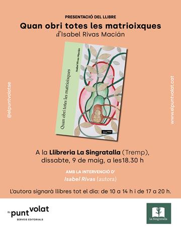 Una presentació diferent: Quan obri totes les matrioixques, d’Isabel Rivas | Llibreria Online de Tremp