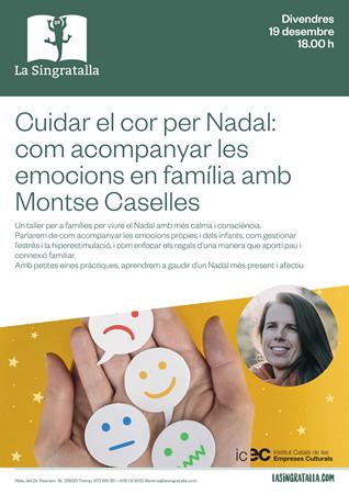 Taller en família: Cuidar el cor per Nadal. Com acompanyar les emocions en família, amb Montse Caselles | Llibreria Online de Tremp