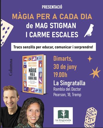 Presentació del llibre "Màgia per a cada dia" de Mag Stigman i Carme Escales | Llibreria Online de Tremp