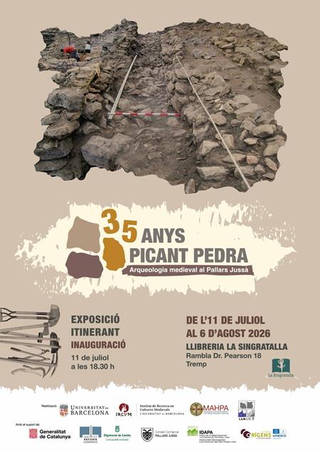 Inauguració de l'exposició "35 anys picant pedra. Arqueologia medieval al Pallars Jussà" | Llibreria Online de Tremp