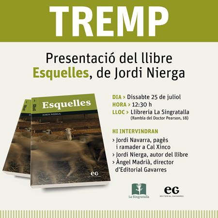 Presentació del llibre "Esquelles" de Jordi Nierga | Llibreria Online de Tremp