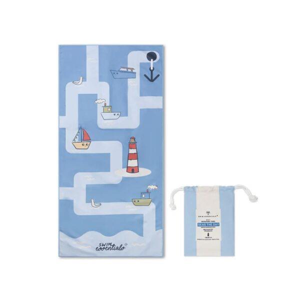 SWIM ESSENTIALS – TOVALLOLA INFANTIL DE MICROFIBRA MAR SEAS THE DAY (65 × 135 CM) | 8721197423947 | Llibreria Online de Tremp