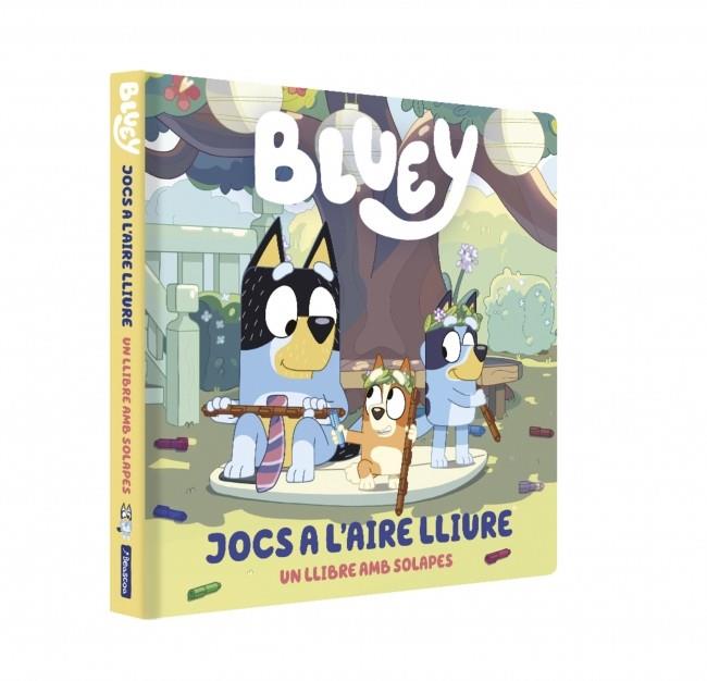BLUEY. LLIBRE DE CARTRÓ AMB SOLAPES - JOC A L'AIRE LLIURE | 9788448872748 | BLUEY | Llibreria Online de Tremp
