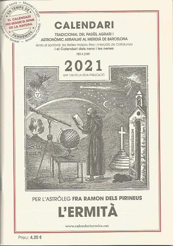 CALENDARI L'ERMITA 2021 | 9782809202045