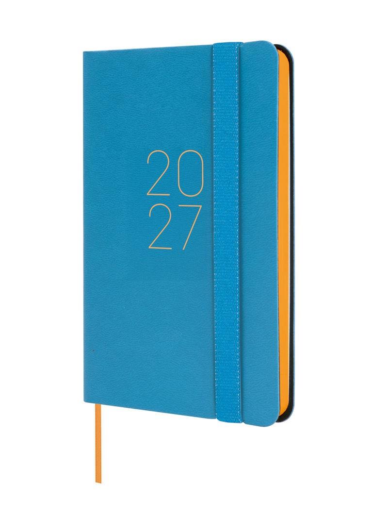 AGENDA LLISA 2027 SETMANA VISTA HORITZONTAL BLAU S | 8422952428275
