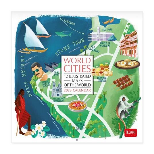 CALENDARI 2023 PARET WORLD CITIES | 8054117623326 | Llibreria Online de Tremp