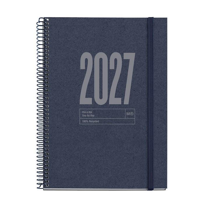 AGENDA 2027 ESPIRAL PLUS DIA VISTA BLAU L | 8422593348147 | Llibreria Online de Tremp