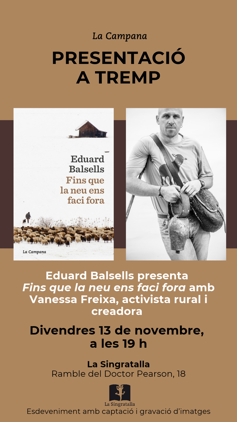 Presentació del llibre “Fins que la neu ens faci fora” d’Eduard Balsells - Llibreria Online de Tremp