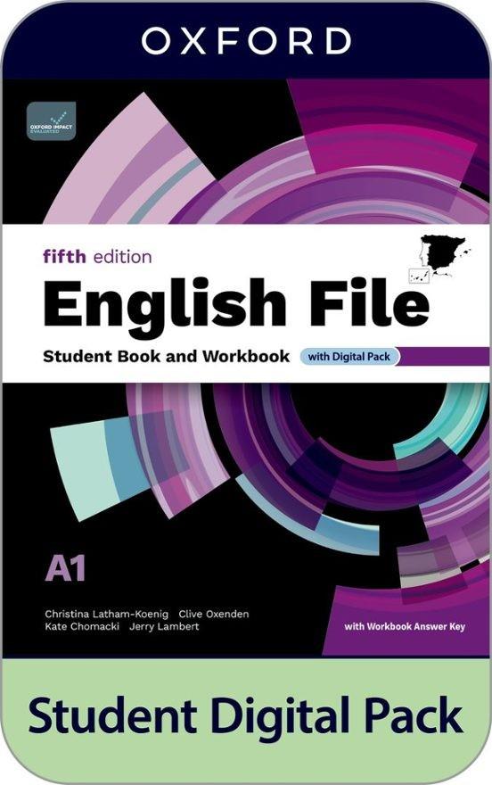 ENGLISH FILE 5TH EDITION A1. STUDENT'S BOOK AND WORKBOOK AND DIGITAL WITH KEY PA | 9780194148122 | LATHAM-KOENIG, CHRISTINA/OXENDEN, CLIVE/CHOMACKI, KATE/LAMBERT, JERRY | Llibreria Online de Tremp