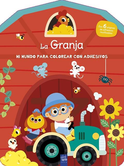 MI MUNDO PARA COLOREAR CON ADHESIVOS. LA GRANJA | 9788408296867 | YOYO | Llibreria Online de Tremp