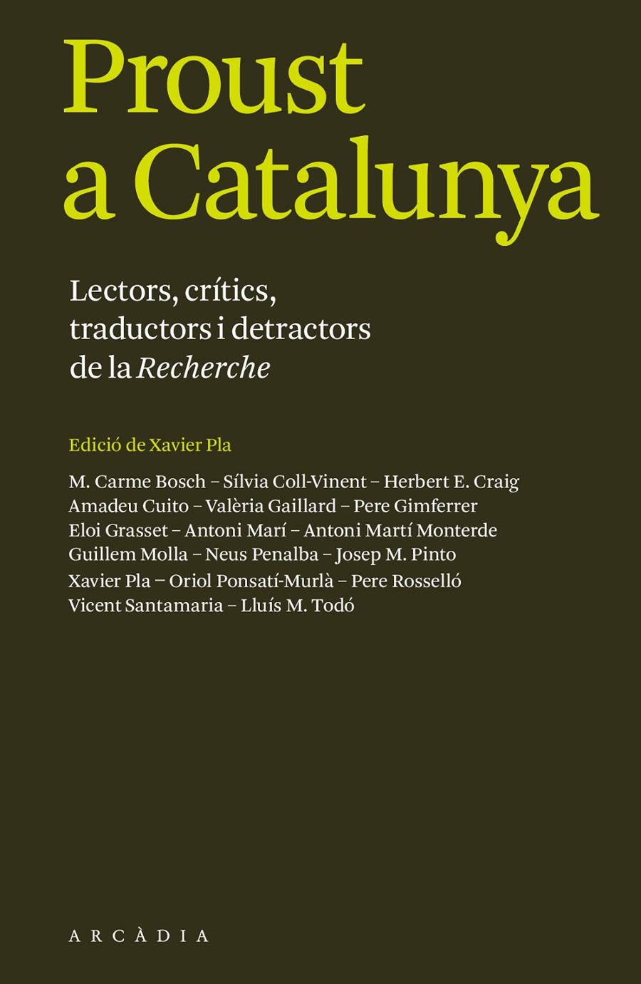 PROUST A CATALUNYA | 9788494616303 | VARIOS AUTORES | Llibreria Online de Tremp