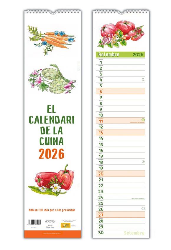 2026 CALENDARI DE LA CUINA | 8437005675261 | Llibreria Online de Tremp