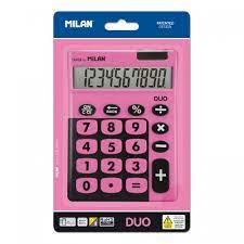 CALCULADORA MILAN TOUCH DUO ROSA | 8411574045007