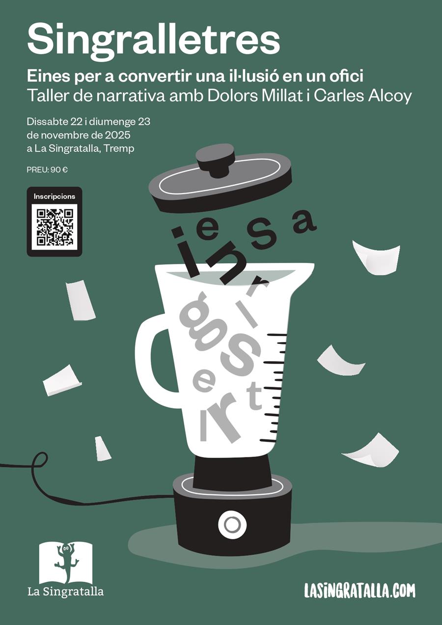 Taller de narrativa amb DOLORS MILLAT I CARLES ALCOY - Llibreria Online de Tremp