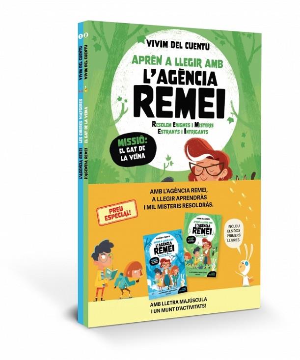 AGÈNCIA REMEI: PACK AMB ELS LLIBRES 1 I 2 (APRÈN A LLEGIR AMB L'AGÈNCIA REMEI) | 9788427252608 | VIVIM DEL CUENTU | Llibreria Online de Tremp