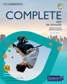 COMPLETE KEY FOR SCHOOLS ENGLISH FOR SPANISH SPEAKERS SECOND EDITION STUDENT'S B | 9788413224121 | MCKEEGAN., DAVID | Llibreria Online de Tremp