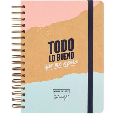 AGENDA CLÀSSICA ESCOLAR 2021-2022 PÀGINA DIA "TODO LO BUENO QUE ME ESPERA" | 8435460789349