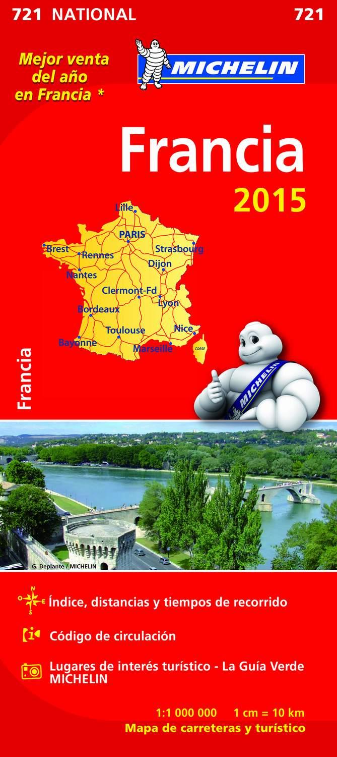 MAPA NATIONAL FRANCIA | 9782067199972 | VARIOS AUTORES | Llibreria Online de Tremp