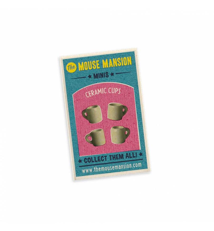 LA CASA DELS RATOLINS "MINIS" - JOC DE 4 TASSES DE CERÀMICA | 8719689908300
