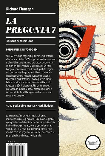 LA PREGUNTA 7 | 9791387726157 | FLANAGAN, RICHARD | Llibreria Online de Tremp