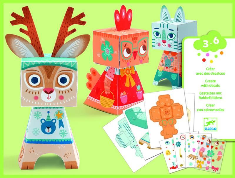 CREA AMB CALCOMANIES ANIMALS | 3070900090415