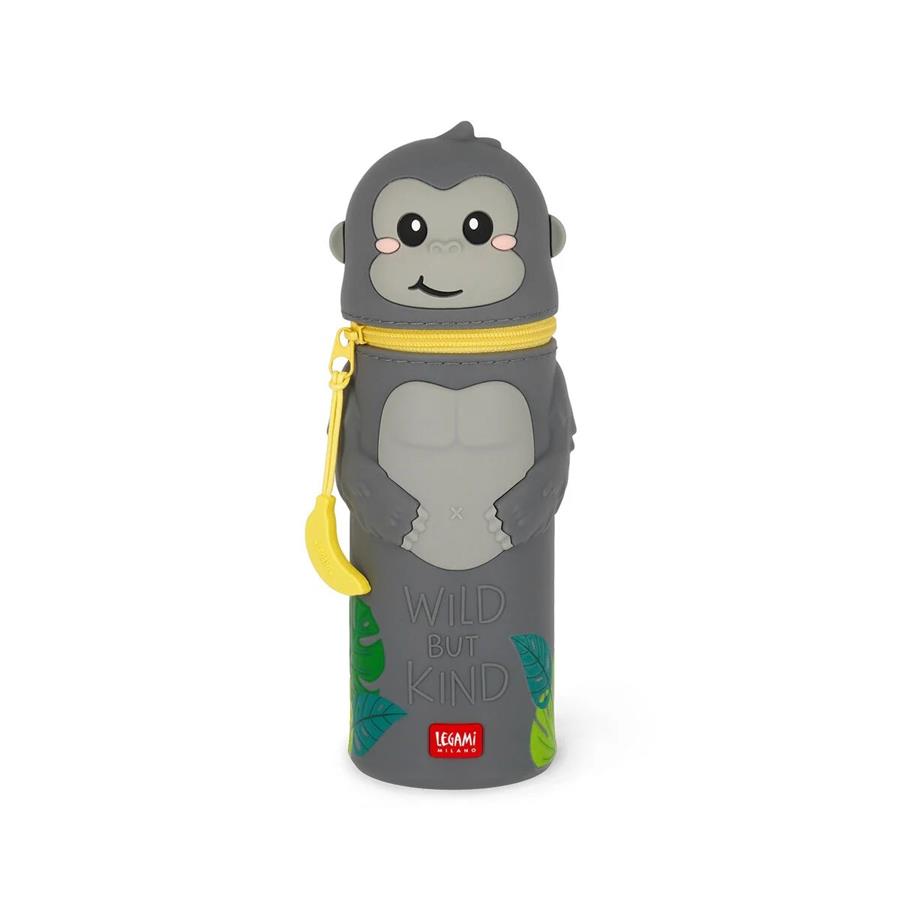 ESTOIG 2 EN 1 DE SILICONA GORIL·LA «WILD BUT KIND» - KAWAII | 8052694145125 | Llibreria Online de Tremp
