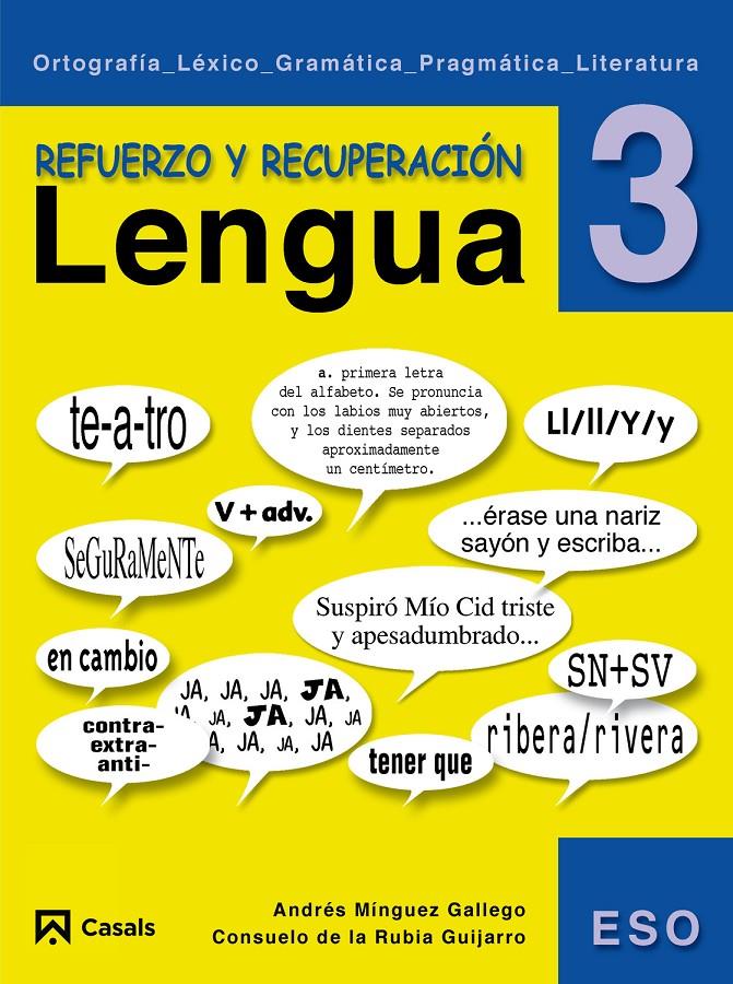 REFUERZO DE LENGUA 3 ESO | 9788421836637 | VARIOS AUTORES