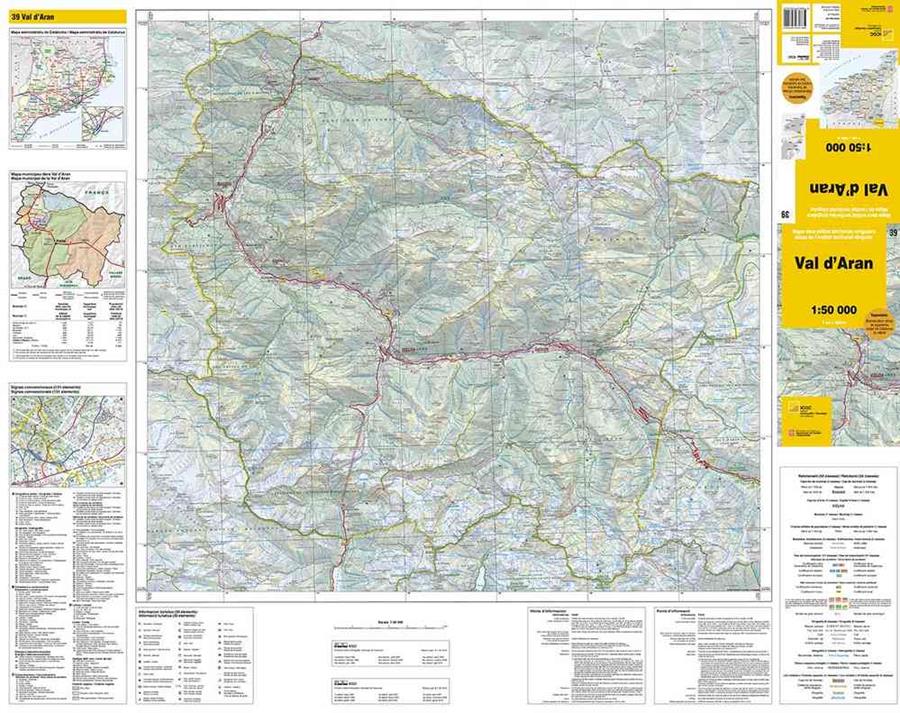 MAPA COMARCAL VAL D'ARAN | 8414774340613