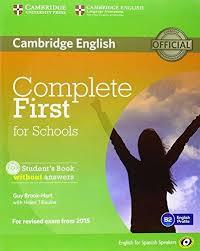 COMPLETE FIRST FOR SCHOOLS FOR SPANISH SPEAKERS STUDENT'S PACK WITHOUT ANSWERS ( | 9788483239988 | BROOK-HART, GUY/THOMAS, AMANDA/THOMAS, BARBARA | Llibreria Online de Tremp