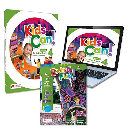 KIDS CAN! 4 ACTIVITY BOOK, EXTRAFUN & PUPIL'S APP: VERSIÓN DIGITAL | 9781380053206 | OMEROND, MARK/SHAW, DONNA | Llibreria Online de Tremp
