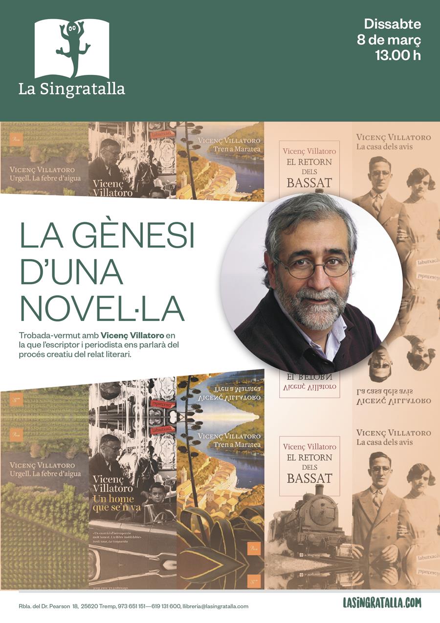"La gènesi d'una novel·la" - Llibreria Online de Tremp