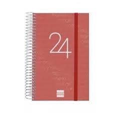 AGENDA ANUAL2024 PAGINA DIA E5 1DP VERMELL | 8422952370925 | Llibreria Online de Tremp