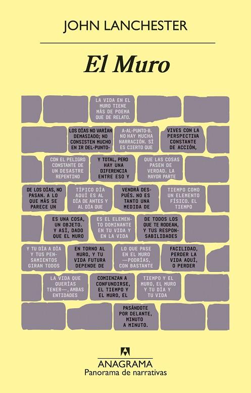 EL MURO | 9788433980427 | LANCHESTER, JOHN | Llibreria Online de Tremp