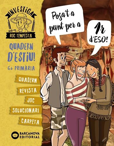 INVESTIGA AMB ROC TEMPESTA 6È. POSA'T A PUNT PER A 1R D'ESO | 9788448954338 | MURILLO GUERRERO, NÚRIA/BARÓ RAURELL, SANTI | Llibreria Online de Tremp