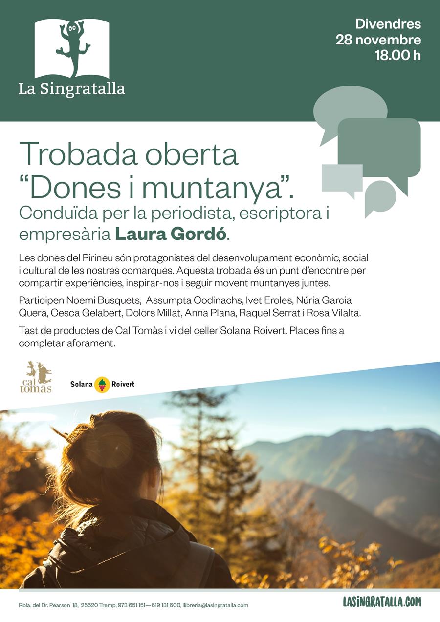 Trobada oberta "Dones i muntanya" - Llibreria Online de Tremp