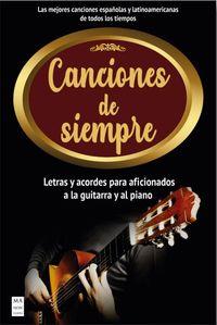 CANCIONES DE SIEMPRE | 9788418703096 | FRANCISCO VAZQUEZ | Llibreria Online de Tremp
