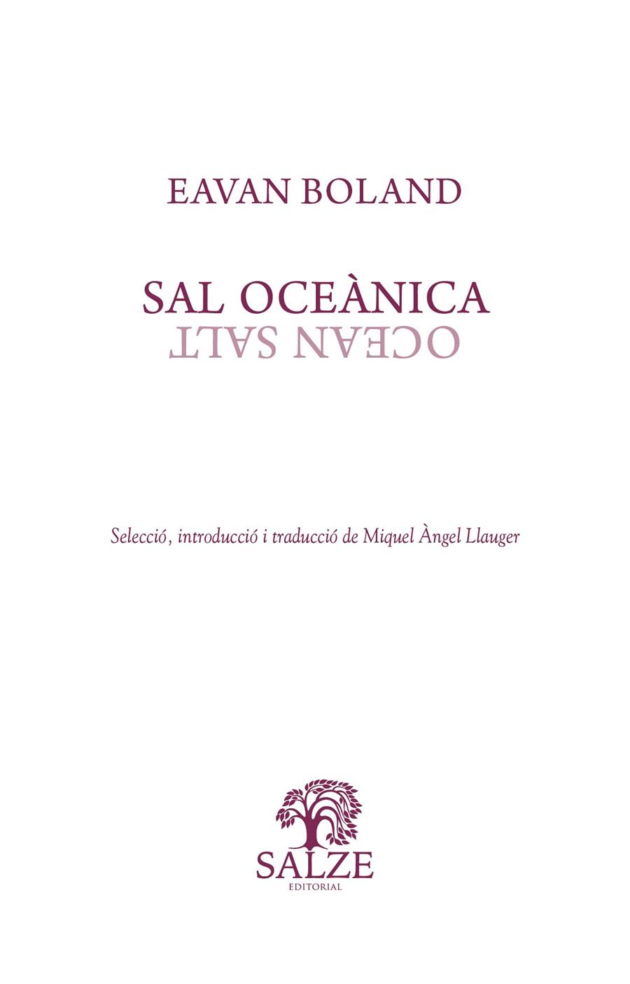 SAL OCEÀNICA | 9788409376810 | Llibreria Online de Tremp