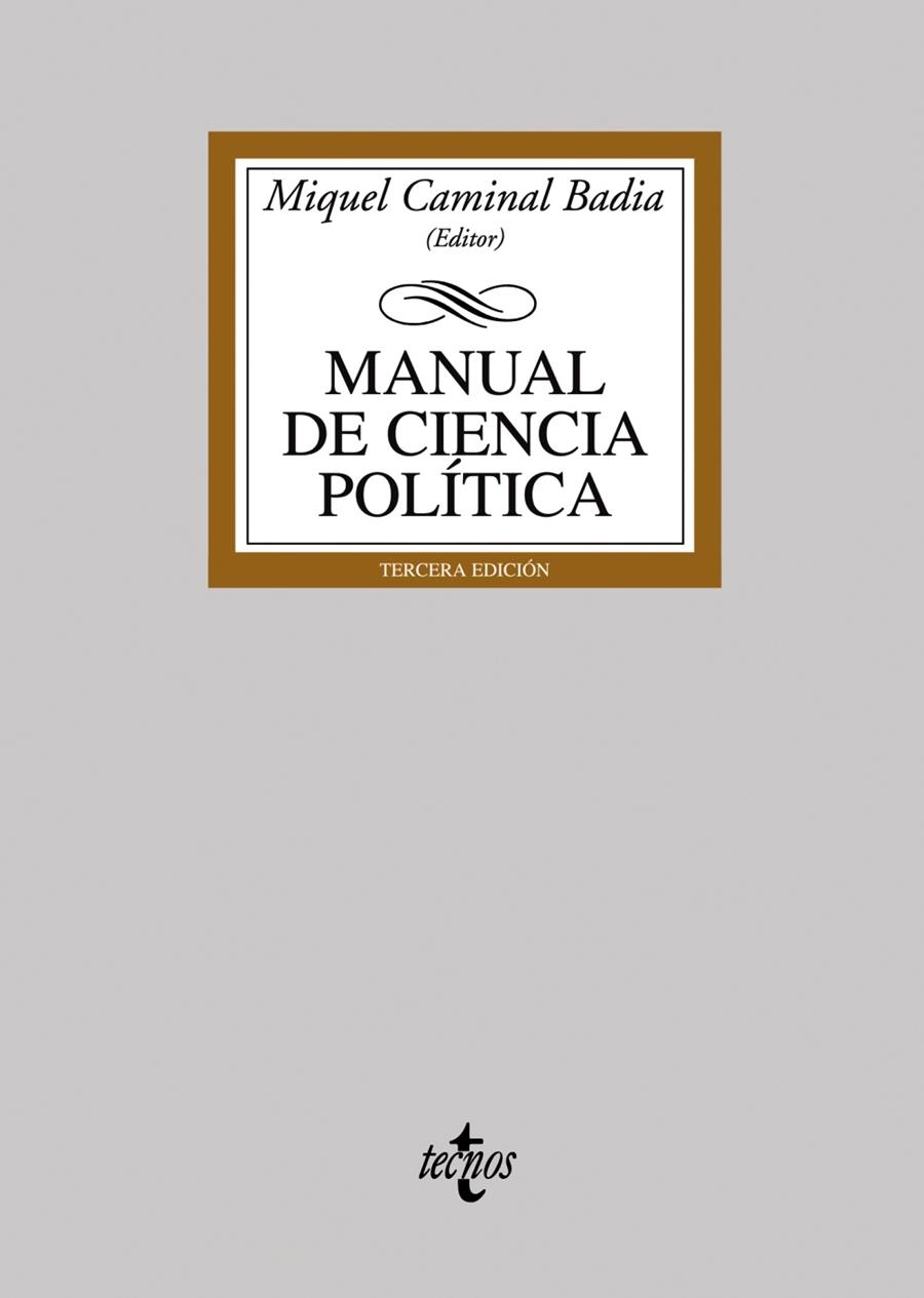 MANUAL DE CIENCIA POLITICA  | 9788430944392 | CAMINAL, MIQUEL | Llibreria Online de Tremp