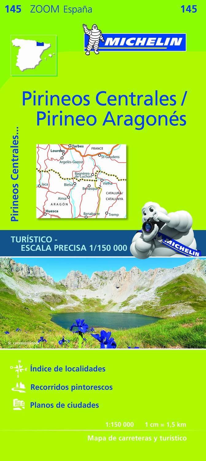 MAPA ZOOM PIRINEOS CENTRALES / PIRINEO ARAGONÉS | 9782067218123 | MICHELIN | Llibreria Online de Tremp