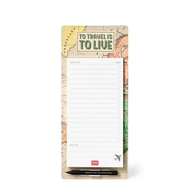 BLOC DE NOTES MAGNÈTIC VIATGE | 8054320566625 | Llibreria Online de Tremp