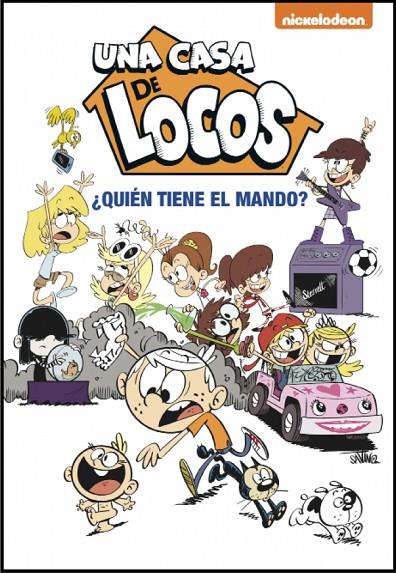 UNA CASA DE LOCOS. CÓMIC 1 - ¿QUIÉN TIENE EL MANDO? | 9788448852979 | NICKELODEON | Llibreria Online de Tremp