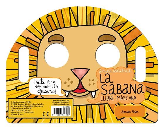 LA SABANA. LLIBRE-MÀSCARA | 9791387782191 | ARRAZOLA, AMAIA | Llibreria Online de Tremp