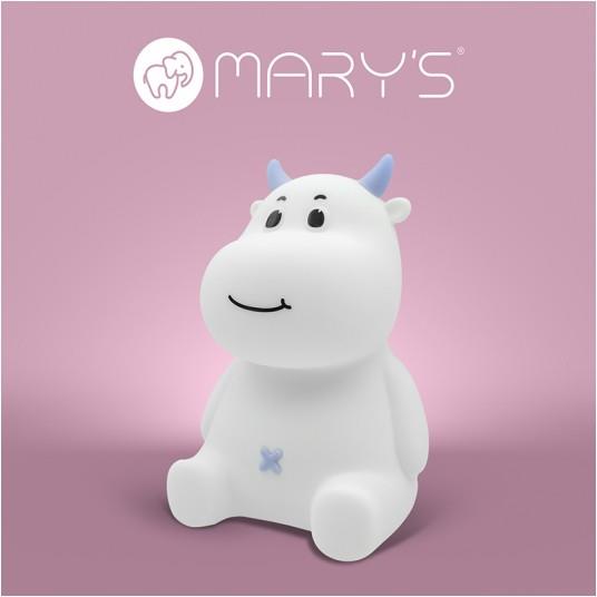 MARY'S LAMPARETA DE NIT LED VAQUETA BLAVA | 5905036205380