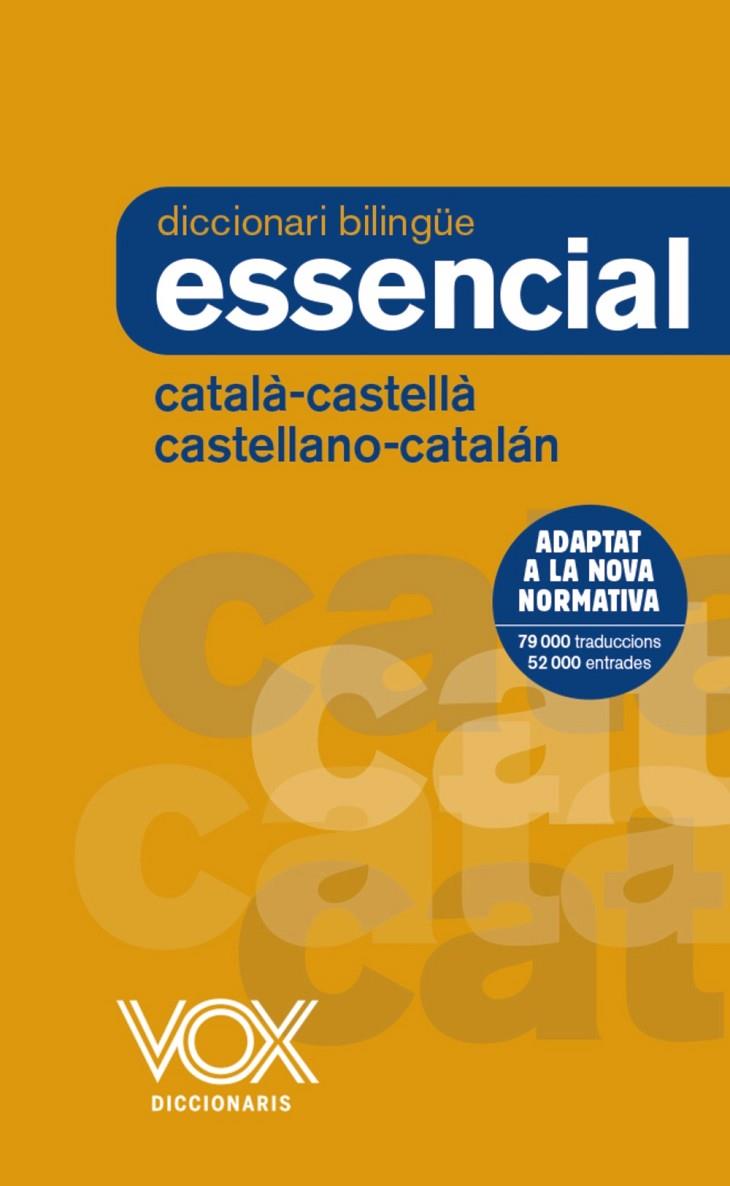 DICCIONARI ESSENCIAL CASTELLANO-CATALÁN / CATALÀ-CASTELLÀ | 9788499742717 | VOX EDITORIAL