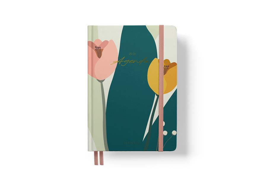 AGENDA A5 25-26 TULIP INSIDE TAPA DURA | 8436614461678 | Llibreria Online de Tremp