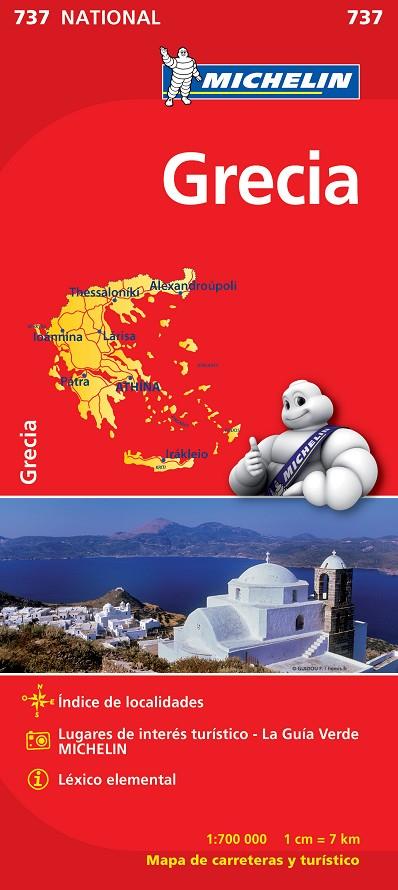 MAPA NATIONAL GRECIA | 9782067172043 | VARIOS AUTORES | Llibreria Online de Tremp