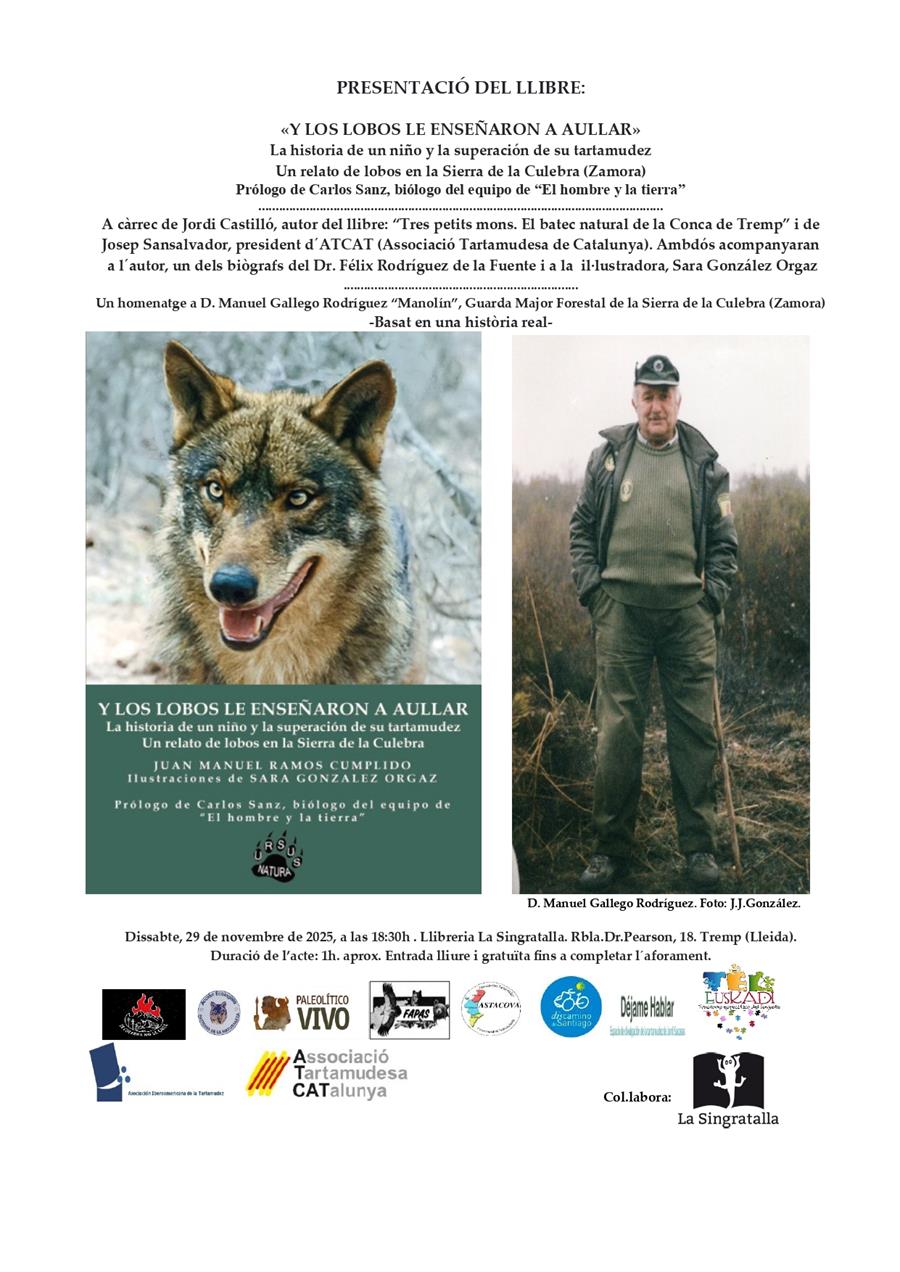 Presentació del llibre "Y los lobos le enseñaron a aullar" de Manuel Ramos - Llibreria Online de Tremp