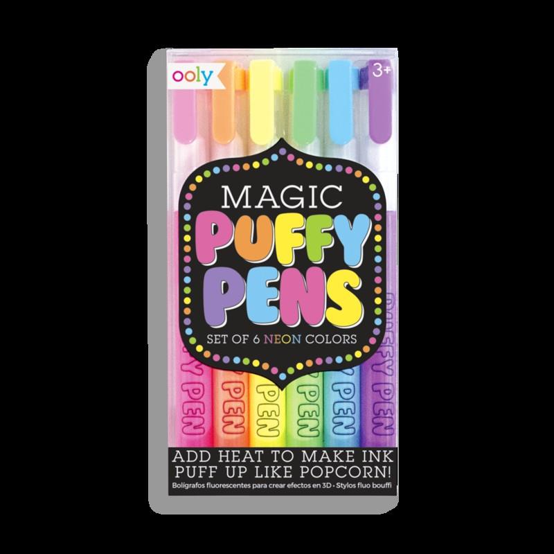 6 FLUORESCENTS EFECTE 3D MAGIC PUFFY PENS | 879426006626 | Llibreria Online de Tremp