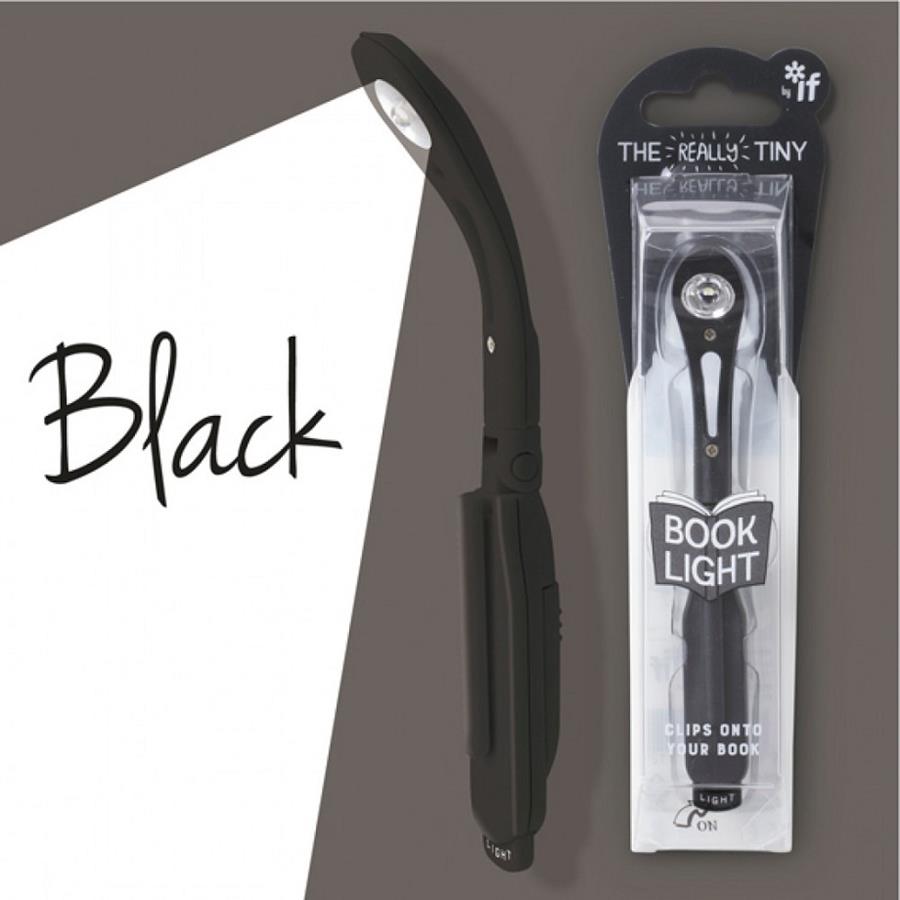 LAMPARETA LECTURA TINY BOOK LIGHT BLACK | 5035393051112